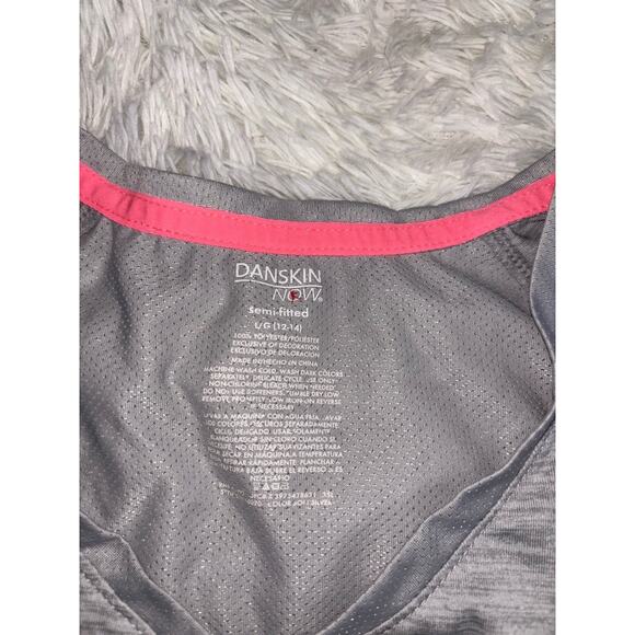 Danskin Now Women’s Sz. L “ Semi Fitttd” Gray Activewear Top. Grt. Shape - Picture 3 of 8